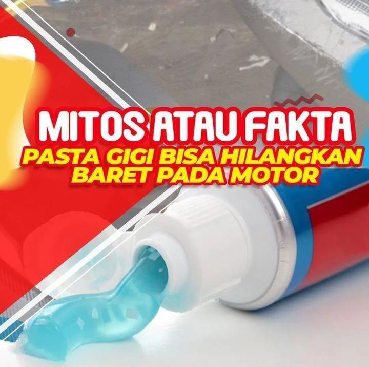 Benarkah Lecet Motor Bisa Pudar dengan Pasta Gigi? Ini Faktanya